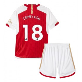 Arsenal Takehiro Tomiyasu #18 Heimtrikot 2023-24 Kurzarm (+ kurze hosen)